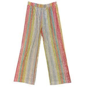 Multicolor Striped Women's Pants